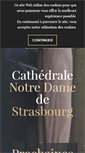 Mobile Screenshot of cathedrale-strasbourg.fr