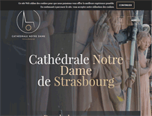 Tablet Screenshot of cathedrale-strasbourg.fr